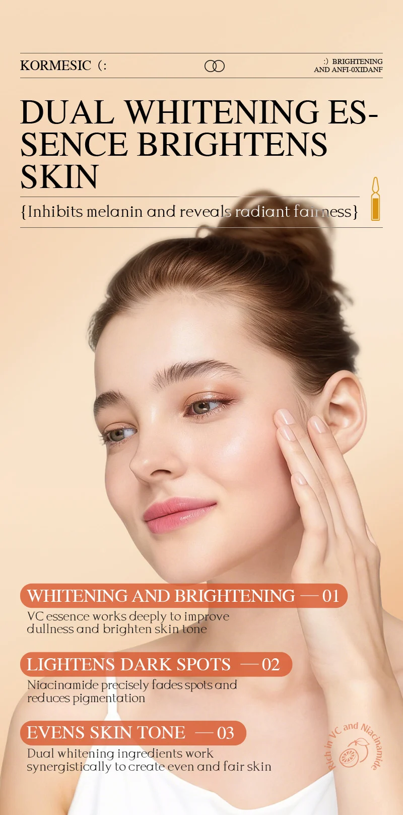 VC + Niacinamide Whitening Serum - Brightens & Evens Skin Tone 3 whitening brightening serum spu979279974291 desc 3