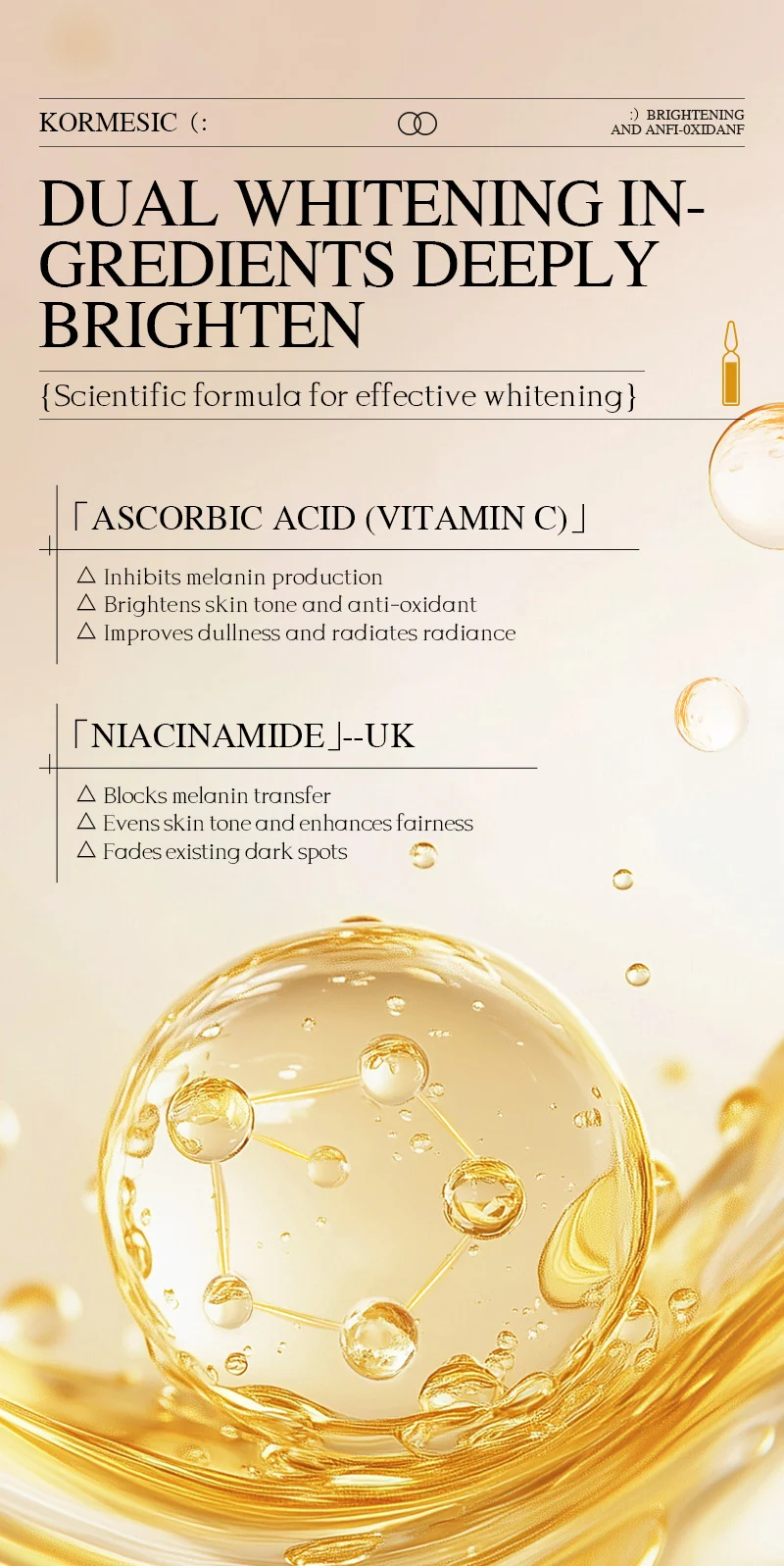 VC + Niacinamide Whitening Serum - Brightens & Evens Skin Tone 4 whitening brightening serum spu979279974291 desc 4