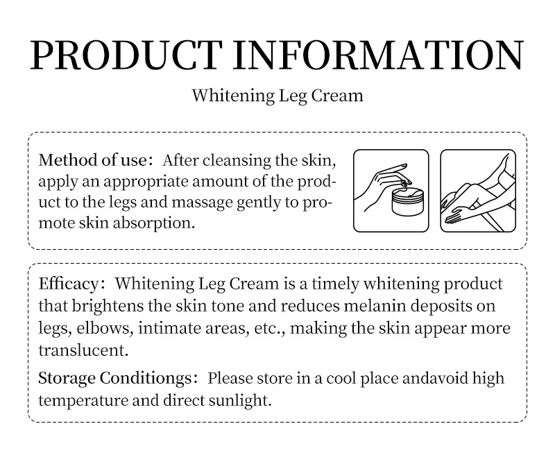 Whitening Leg Cream to Brighten Skin & Reduce Dark Pigmentation 5 whitening leg cream spu829564629217 desc 5